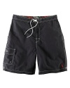 Relaxed-fitting swim trunk in quick-drying nylon.