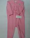 Polo Ralph Lauren Baby Girl's Layette Mesh Coverall, 9 Months, Pink