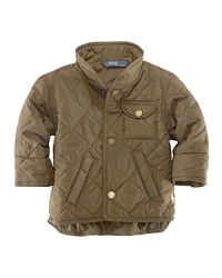 This diamond-quilted microfiber bomber jacket is an updated classic made for timeless durability and style. This diamond-quilted microfiber bomber jacket is an updated classic made for timeless durability and style.