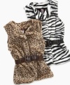 Wrap up with a cuddly, cute look. She'll love adding this faux-fur vest from Beautees to her cold-weather wardrobe.