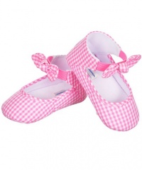 Ralph Lauren Layette Plie Tie,Pink Gingham Cotton,3 M US Infant Ralph Lauren Layette Plie Tie,Pink Gingham Cotton,3 M US Infant