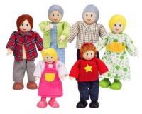 - Happy Family Doll House Doll Family - Caucasian - Happy Family Doll House Doll Family - Caucasian