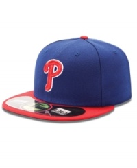To the ballgame and beyond, sport this New Era baseball cap anywhere. A fitted 59FIFTY Philadelphia Phillies hat is the perfect way to show team spirit. To the ballgame and beyond, sport this New Era baseball cap anywhere. A fitted 59FIFTY Philadelphia Phillies hat is the perfect way to show team spirit.