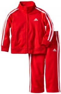Adidas Boys 2-7 Itb Iconic Tricot Set, Bright Red, 3T Adidas Boys 2-7 Itb Iconic Tricot Set, Bright Red, 3T