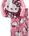 Ame Sleepwear Girls 2-6X Hello Kitty Xoxo Pajama Set, Multi, 6