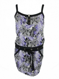 Juicy Couture Womens Gauguin Tie Waist Tank Dress Juicy Couture Womens Gauguin Tie Waist Tank Dress