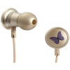 Monster Butterfly by Vivienne Tam with ControlTalk High Performance In-Ear Headphones - Stylish Designer In-Ear