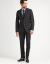 EXCLUSIVELY AT SAKS.COM. Italian wool pants offering a modern fit and classic tailoring.Hook-and-eye closureZip flySlash pocketsBelt loopsBack waist dartsBack welt pocketsInseam, about 36WoolDry cleanImported of Italian fabric