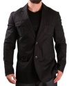 Sean John Men's Worthy Linen Blazer Sport Jacket Two Button