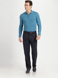 A slim, modern fit rendered in a stretch blend in a vibrant hue for a sporty feel.Four-button placket95% viscose/5% elastaneDry cleanImported A slim, modern fit rendered in a stretch blend in a vibrant hue for a sporty feel.Four-button placket95% viscose/5% elastaneDry cleanImported