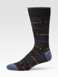 A winning combination of classic and modern style.Mid-calf height62% pima cotton/37% nylon/1% Lycra®Machine washImported A winning combination of classic and modern style.Mid-calf height62% pima cotton/37% nylon/1% Lycra®Machine washImported