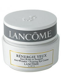 Anti-Wrinkle and Firming Eye Crème. This ultra-fine creme works to correct the signs of aging around the delicate eye area. Formulated with powerful hydrating agents to visibly reduce the appearance of fine lines, plus plant extracts to restore firmness. The Result: With continued use, this fortifying creme leaves eyes looking younger. 0.5 oz. Anti-Wrinkle and Firming Eye Crème. This ultra-fine creme works to correct the signs of aging around the delicate eye area. Formulated with powerful hydrating agents to visibly reduce the appearance of fine lines, plus plant extracts to restore firmness. The Result: With continued use, this fortifying creme leaves eyes looking younger. 0.5 oz.