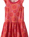 Tea Collection Girls 2-6X Elim Flutter Dress, Camille Pink, 2