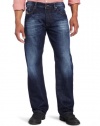 Diesel Men's Larkee Relaxed Straight Leg Wash Jean