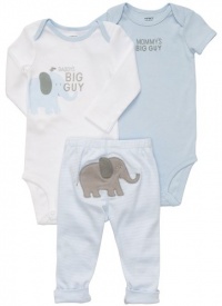 Carter's Boys Blue Elephant 3 Piece Set Bodysuit Pants (9 months) Carter's Boys Blue Elephant 3 Piece Set Bodysuit Pants (9 months)