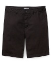 Vince Trouser Cotton Stretch Shorts