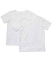 The perfect cotton tee comes in twos thanks to this essential set from Carter's. The perfect cotton tee comes in twos thanks to this essential set from Carter's.