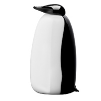 Penguins are such sculptural birds in their own right that one doesn't need to add anything, says Oiva Toikka of Ping and Pang. The black and white Penguins are a perfect match for the clean-lined style popular in much of design today. Penguins are such sculptural birds in their own right that one doesn't need to add anything, says Oiva Toikka of Ping and Pang. The black and white Penguins are a perfect match for the clean-lined style popular in much of design today.