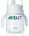 Philips AVENT 4 Ounce BPA Free Classic Polypropylene Bottle to 1st Cup Trainer, 4+ Months, 1-Pack, Clear
