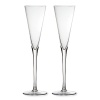 William Yeoward's Lillian Champagne Flutes evoke the style and glamour of the 1920s and 1930s when the new experience of cocktails and jazz was all the rage.