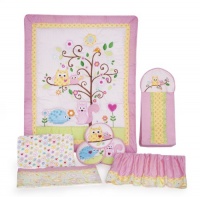 Dena Happi Tree 8 Piece Crib Bedding Set Dena Happi Tree 8 Piece Crib Bedding Set