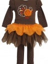 Bonnie Jean Girls 2-6X Turkey Applique Tutu Legging Set