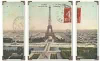Uttermost Eiffel Tower Panoramic Art Set/3 Uttermost Eiffel Tower Panoramic Art Set/3
