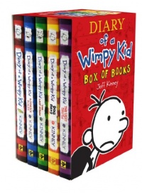 Diary of a Wimpy Kid Box of Books (1-5)