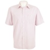 $48 Men's Izod PINK Short Sleeve Shirt Izod Luxury Sport Prep Light Cradle Pink Cotton Chambray Pointed Collar Shirt XXL 2XL