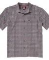 Get your weekend style all set with this plaid shirt from Quiksilver.