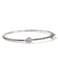 Judith Jack's latest chic option takes you from the boardroom to the ballroom. This crystal-encrusted cubic zirconia bangle features a multifaceted teardrop stone that glitters on your wrist. Judith Jack's latest chic option takes you from the boardroom to the ballroom. This crystal-encrusted cubic zirconia bangle features a multifaceted teardrop stone that glitters on your wrist.