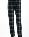 Perry Ellis Flannel Plaids (Large) Black, Gray, and Blue Pajama Pants