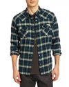 Lucky Brand Mens Men's Stringer Plaid Western Shirt