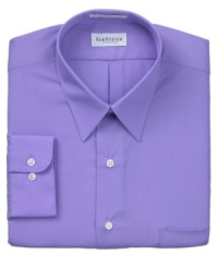 Brighten your palette for the warmer weather. This Van Heusen dress shirt is a great complement to charcoal gray or black. Brighten your palette for the warmer weather. This Van Heusen dress shirt is a great complement to charcoal gray or black.