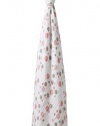 aden + anais Cozy Muslin Swaddling Wrap, Star Light/Pink Dots