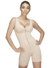 Vedette Mid-Thigh Body Shaper with Bra (SIZE MEDIUM) Body Suit for women - slims waist! by Vedette (Bodysuit flattens stomach, trims waist and makes you appear thinner!) - Girdle Shaper can be used as a postpartum girdle for postpartum support body shaper Vedette Mid-Thigh Body Shaper with Bra (SIZE MEDIUM) Body Suit for women - slims waist! by Vedette (Bodysuit flattens stomach, trims waist and makes you appear thinner!) - Girdle Shaper can be used as a postpartum girdle for postpartum support body shaper