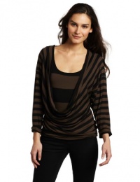 Bailey 44 Women's Striped Aloft Top, Brown/Black, Small Bailey 44 Women's Striped Aloft Top, Brown/Black, Small