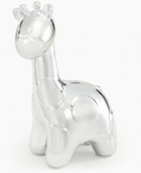 Help them save safari style with this adorable giraffe bank from First Impressions. Help them save safari style with this adorable giraffe bank from First Impressions.
