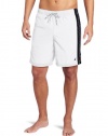 Nautica Men's Anchor Solid Stripe Swim Trunk