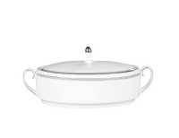 Vera Wang by Wedgwood Grosgrain 1.5-Quart Covered Vegetable Vera Wang by Wedgwood Grosgrain 1.5-Quart Covered Vegetable