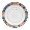 A checkerboard of color and fun, Villeroy & Boch's Twist Alea serveware features colorful mosaic designs and lemon-zest motifs that can be mixed and matched for a modern, whimsical table. Each piece is made from vitrified porcelain for strength and durability.