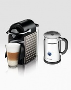 Elegant and compact single-cup machine that blends a super-compact silhouette with superb espresso-making abilities.