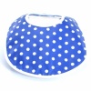 Infantissima Laminated Infant Bib, Dot Royal Blue