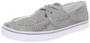 Sperry Top-Sider Girls Bahama (YG) Boat Shoe (Little Kid/Big Kid),Pewter,5 M US Big Kid