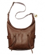 Two of a kind: American Rag's Sunny handbag does double-duty as an adjustable and convertible hobo/crossbody hybrid. It's also as fashionable as it is functional, thanks to its leopard-print lining and pockets galore both inside and out.