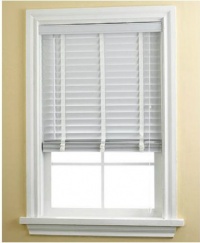 Home Basics Window Treatments 2 Faux Wood Blinds White 32 x 64 Home Basics Window Treatments 2 Faux Wood Blinds White 32 x 64