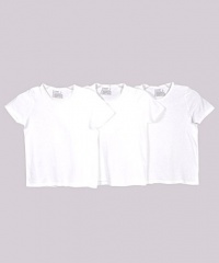 Hanes Girls 7-16 3 Pack Crew T Shirt Hanes Girls 7-16 3 Pack Crew T Shirt