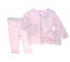 First Impressions Baby Girl Pink Button Down 3 Piece Set, 6-9 Months