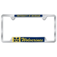 NCAA Michigan Wolverines Metal License Plate Frame NCAA Michigan Wolverines Metal License Plate Frame