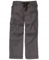 Prepare him for a fun-filled day at the playground with these comfy cargo pants from Carter's.